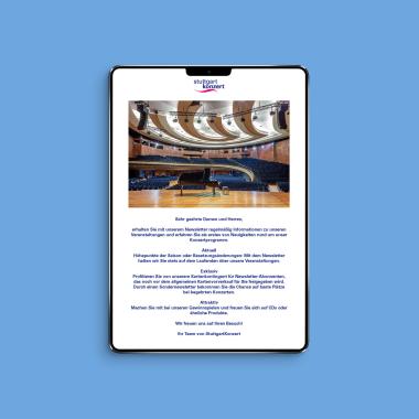 Newsletter von StuttgartKonzert